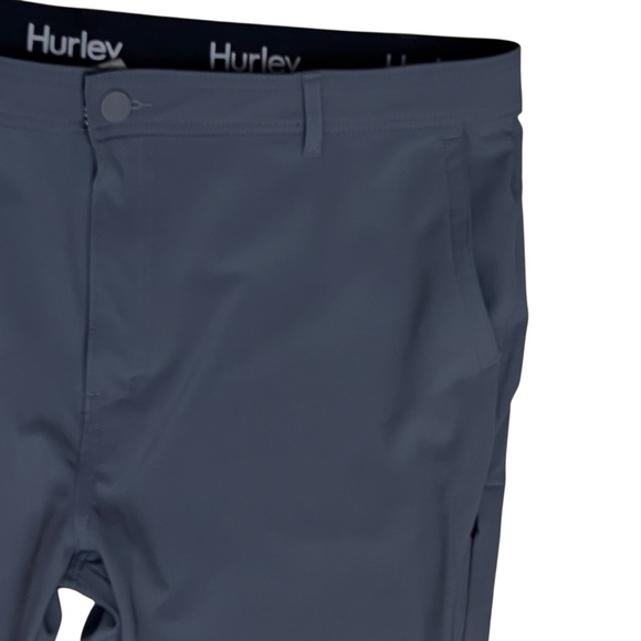 Hurley Mens Performance Stretch Pants Sz 38x30 Blueish Gray Golf - Picture 5 of 13